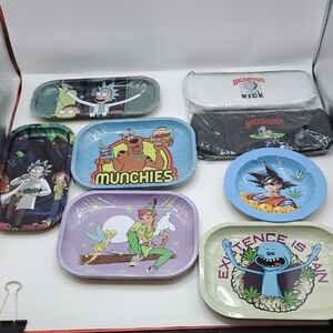 Colorful Cartoon-Themed Decorative Trays
